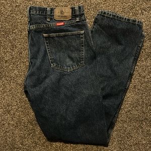 Vintage wrangler jeans dark blue very good condition 38 X 34